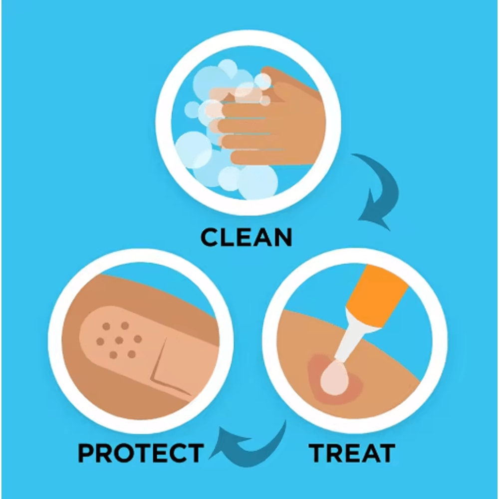 100PCS Waterproof BandAids Breathable Adhesive First Aid Wound Bandage Kit 5