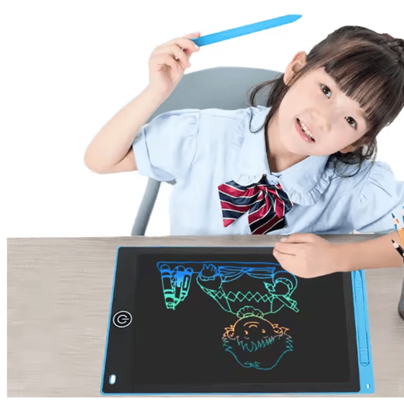 12Inch LCD Writing Tablet For Kids Reusable Drawing Board With Eye Protection Erase Lock 7