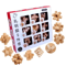 9Piece Luban Lock Puzzle Set Wooden Brain Teaser IQ Educational Toys For Kids Students 4