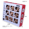 9Piece Luban Lock Puzzle Set Wooden Brain Teaser IQ Educational Toys For Kids Students 5