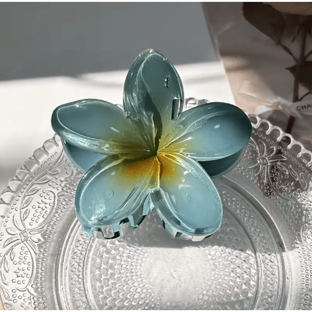 Boho Flower Hair Claw Clip Large Beach Hair Clamp For Women Girls 9