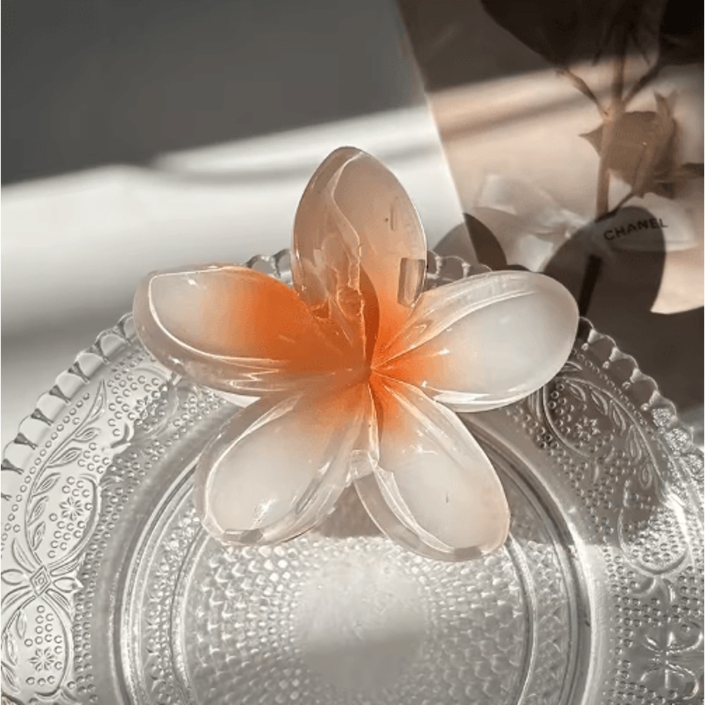 Boho Flower Hair Claw Clip Large Beach Hair Clamp For Women Girls 12