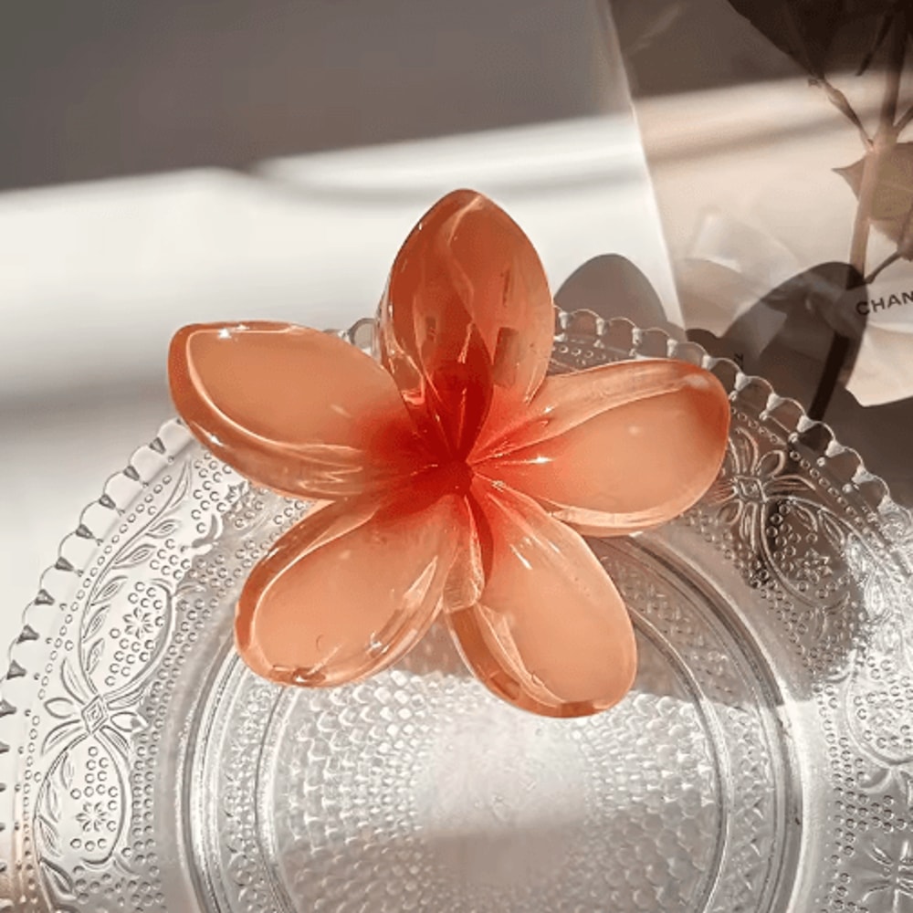 Boho Flower Hair Claw Clip Large Beach Hair Clamp For Women Girls 15