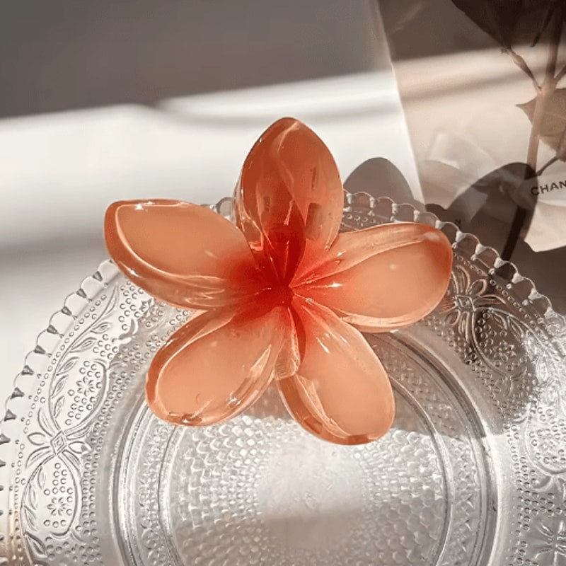 Boho Flower Hair Claw Clip Large Beach Hair Clamp For Women Girls 15