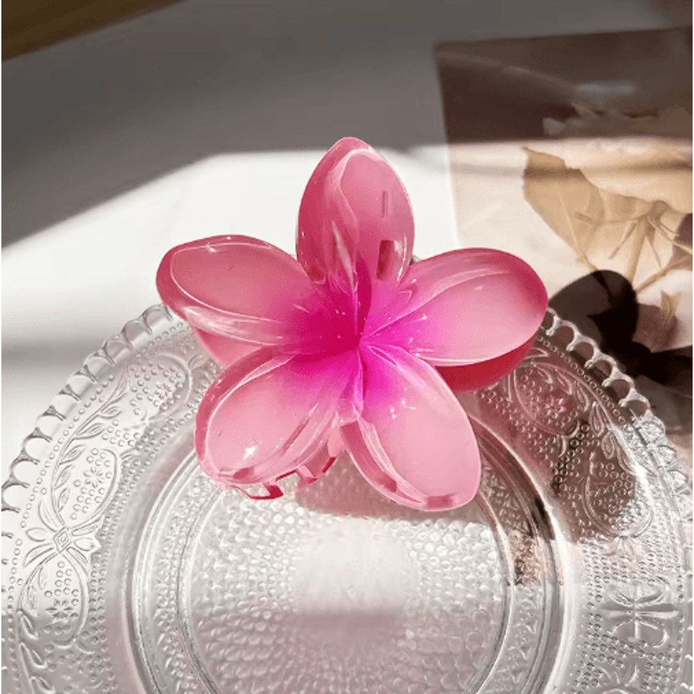 Boho Flower Hair Claw Clip Large Beach Hair Clamp For Women Girls 18