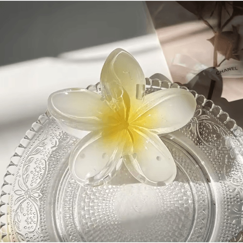 Boho Flower Hair Claw Clip Large Beach Hair Clamp For Women Girls 19