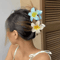Boho Flower Hair Claw Clip Large Beach Hair Clamp For Women Girls 23