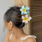 Boho Flower Hair Claw Clip Large Beach Hair Clamp For Women Girls 23