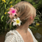 Boho Flower Hair Claw Clip Large Beach Hair Clamp For Women Girls 25