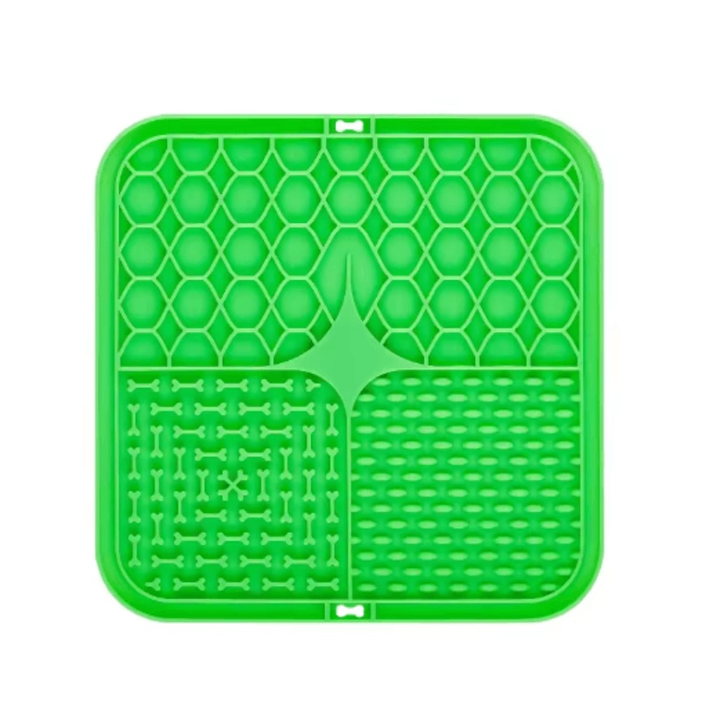 Silicone Dog Lick Mat Slow Feeder Anxiety Relief Training Feeding Plate 8
