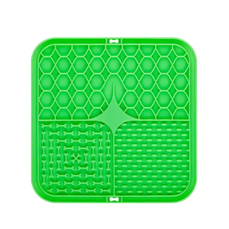 Silicone Dog Lick Mat Slow Feeder Anxiety Relief Training Feeding Plate 8
