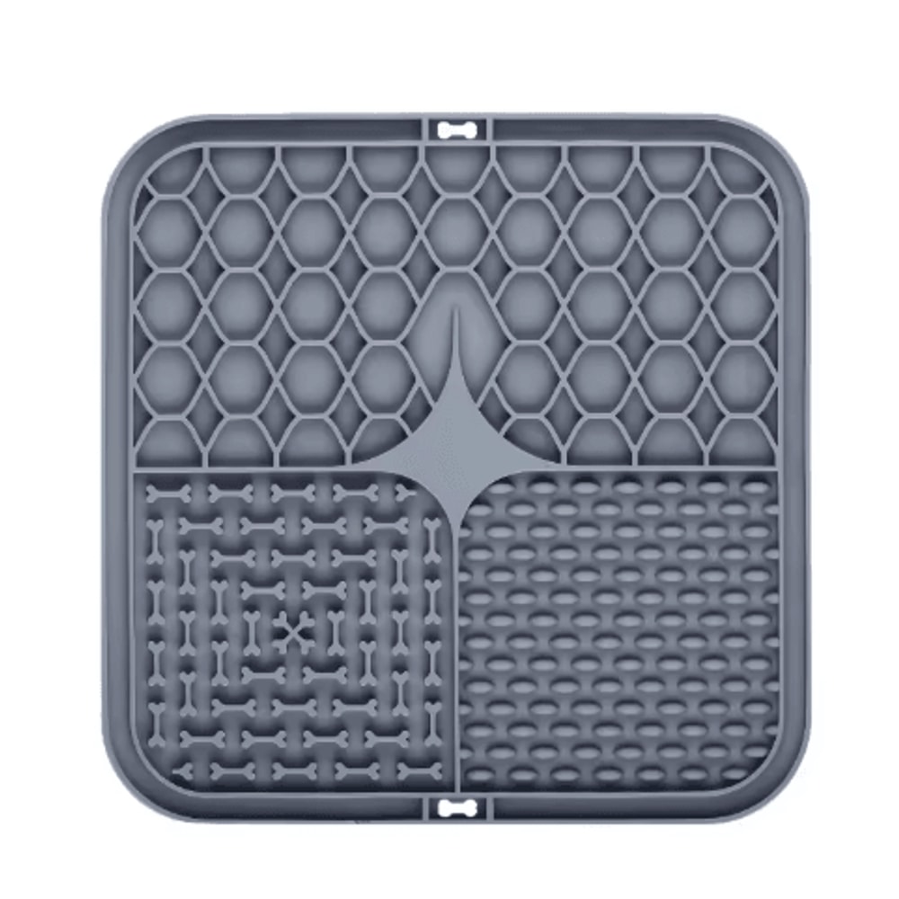 Silicone Dog Lick Mat Slow Feeder Anxiety Relief Training Feeding Plate 9
