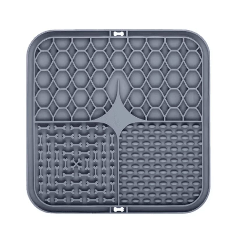 Silicone Dog Lick Mat Slow Feeder Anxiety Relief Training Feeding Plate 9