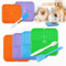 Silicone Dog Lick Mat Slow Feeder Anxiety Relief Training Feeding Plate 14