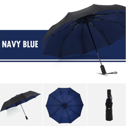 stormguard pro automatic windproof umbrella double layer travel rain shield
