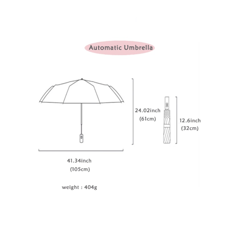 StormGuard Pro Automatic Windproof Umbrella Double Layer Travel Rain Shield 7