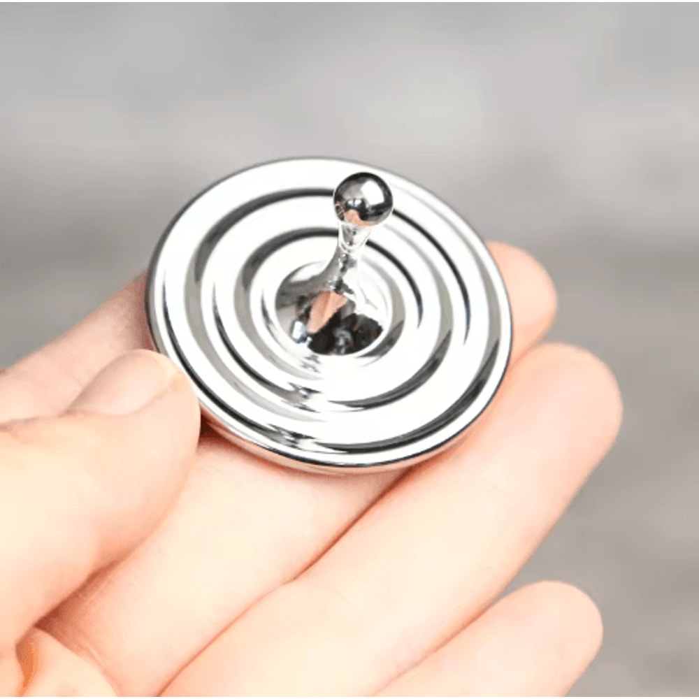 Teardrop Metal Fidget Spinner Premium Zinc Alloy Anxiety Relief Desk Toy 1