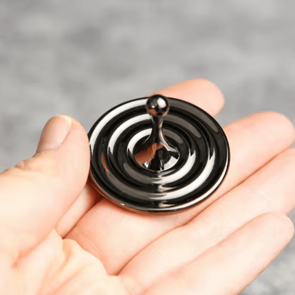 Teardrop Metal Fidget Spinner Premium Zinc Alloy Anxiety Relief Desk Toy 2