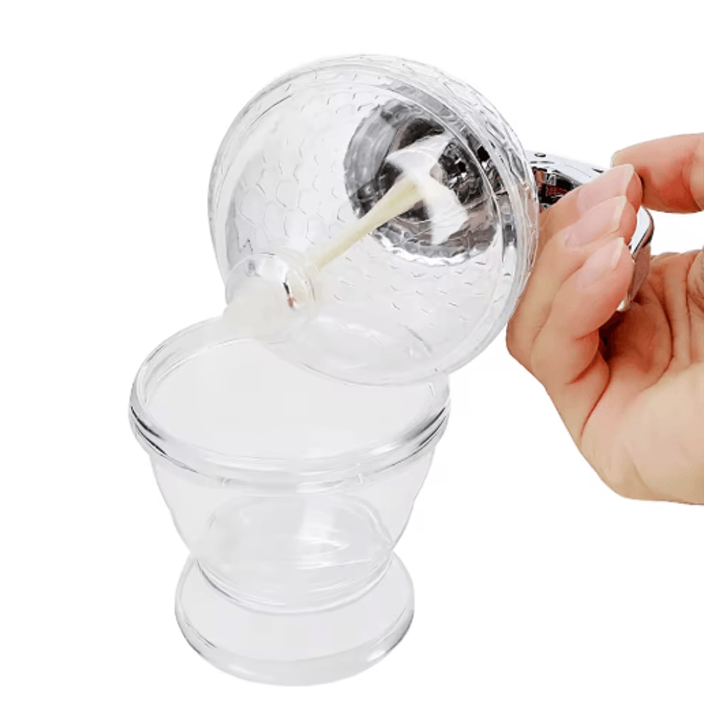 NoDrip Honey Dispenser Bottle Squeeze Syrup Jar With Stand For Easy Pouring 3
