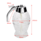NoDrip Honey Dispenser Bottle Squeeze Syrup Jar With Stand For Easy Pouring 5