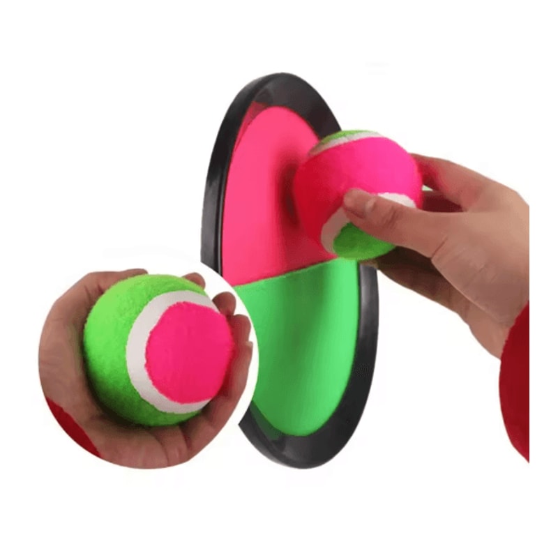 Sticky Catch Ball Set For Kids Outdoor Toss Game With Suction Paddle 5