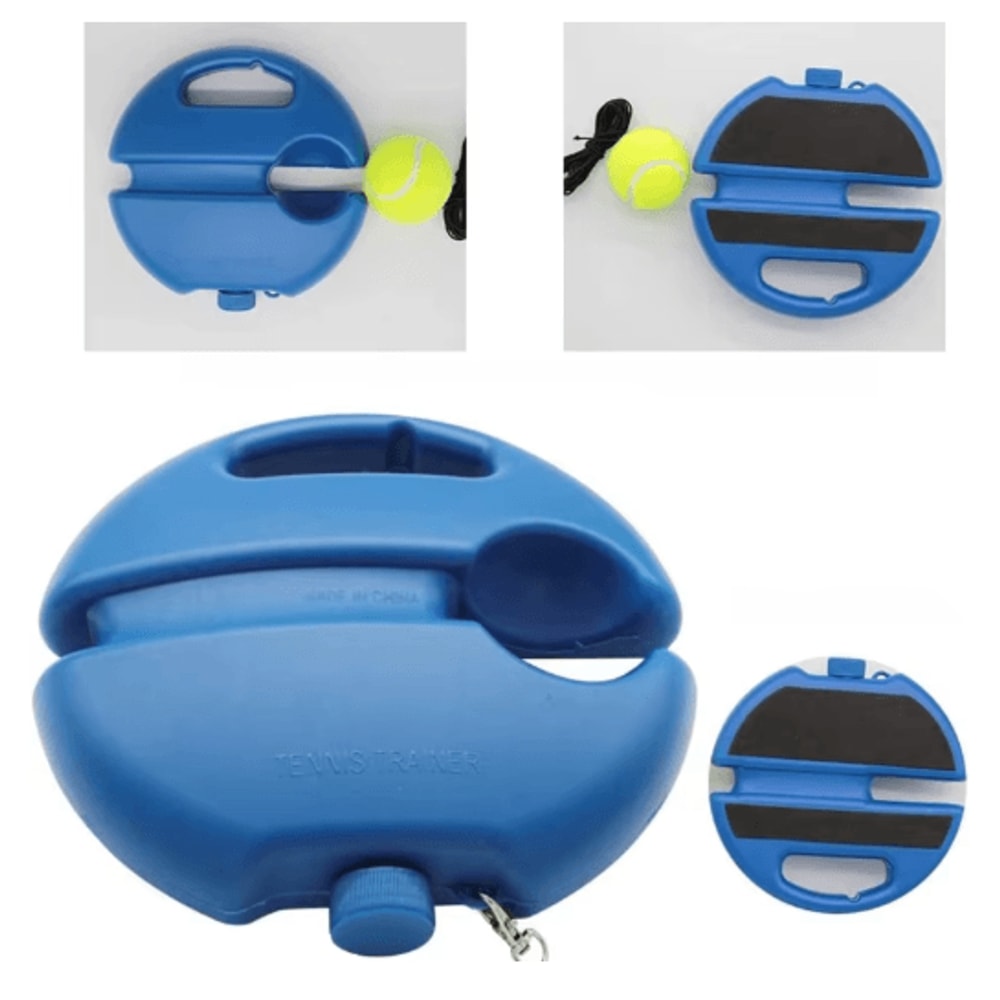 Solo Tennis Trainer Rebound Ball Self Practice Training Tool With Elastic String 9
