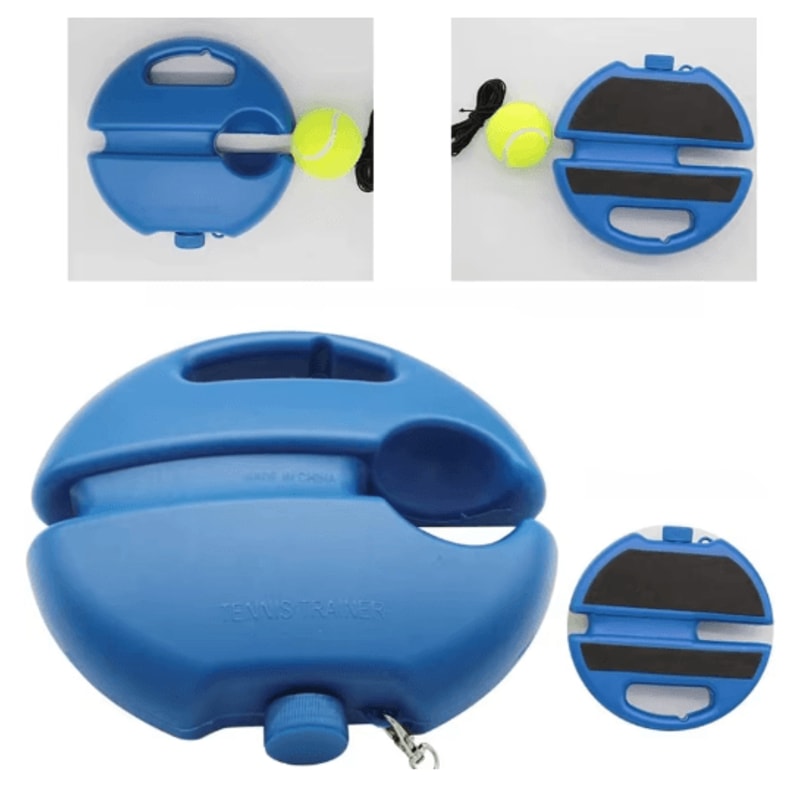 Solo Tennis Trainer Rebound Ball Self Practice Training Tool With Elastic String 9