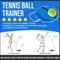 Solo Tennis Trainer Rebound Ball Self Practice Training Tool With Elastic String 6