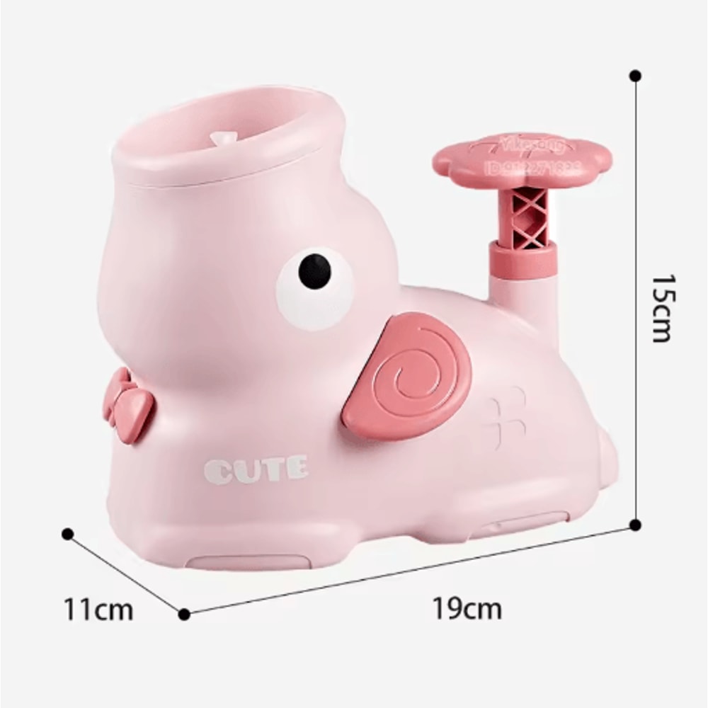 Air Rocket Flying Disc Launcher Jump Powered Outdoor Saucer Toy For Kids 8