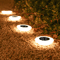 14LED Solar Ground Lights Waterproof Outdoor Pathway Garden Landscape Lighting 14 Pack 0