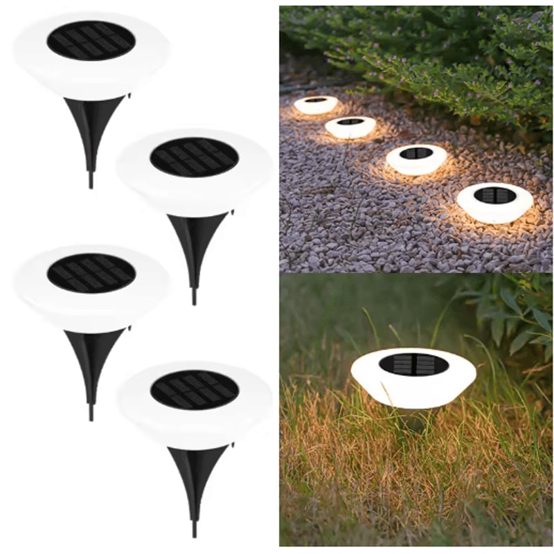14LED Solar Ground Lights Waterproof Outdoor Pathway Garden Landscape Lighting 14 Pack 2