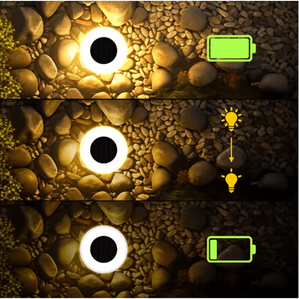 14LED Solar Ground Lights Waterproof Outdoor Pathway Garden Landscape Lighting 14 Pack 7