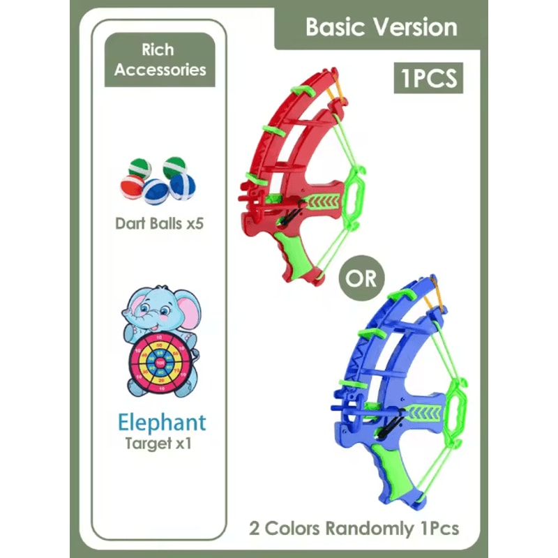Montessori Sticky Ball Target Game Set Slingshot Dartboard Basketball Training Toy For Kids 0