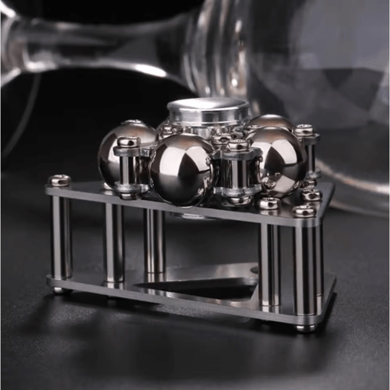 Double Pendulum Metal Fidget Spinner Foldable Anti Stress Gyroscope Desk Toy 6