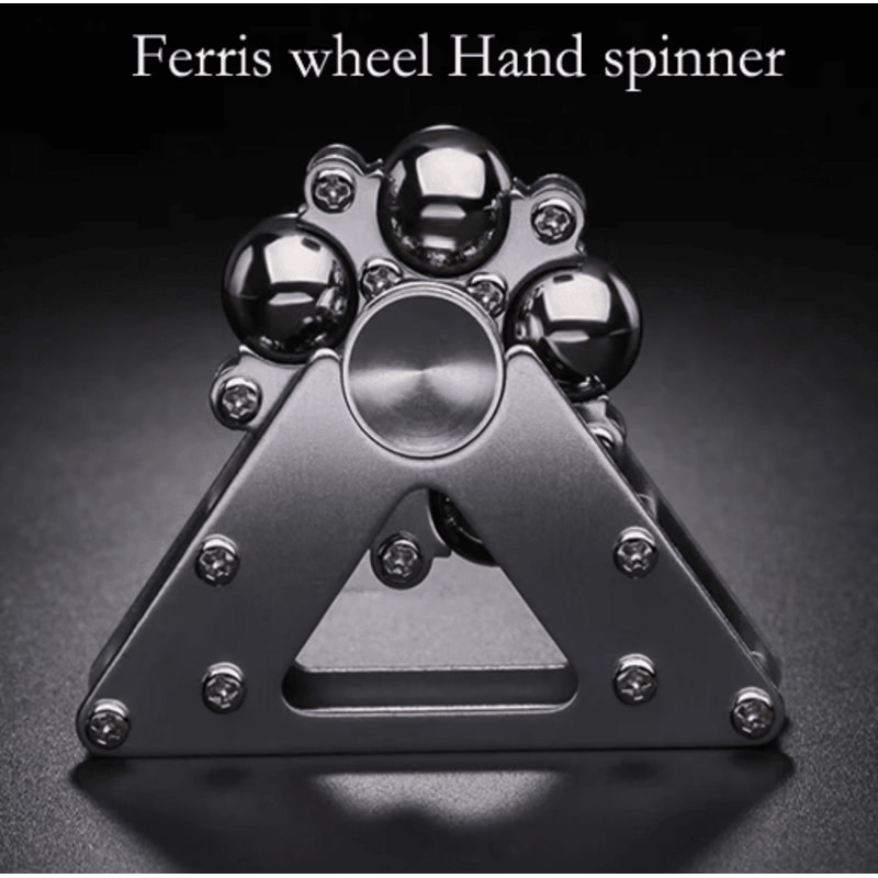 Double Pendulum Metal Fidget Spinner Foldable Anti Stress Gyroscope Desk Toy 0