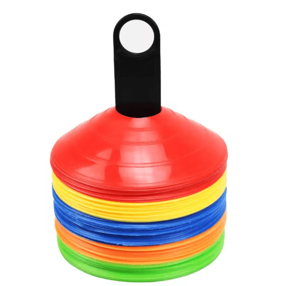 Soccer Training Disc Cones Set 1050 PCS Agility Marker Cones For Speed Footwork Drills 0
