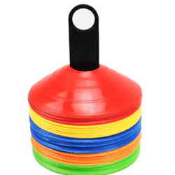 soccer training disc cones set 10/50 pcs agility marker cones for speed & footwork drills