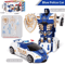 Transforming Police Car Toy For Kids Collision Deformation Inertia Action Car 1