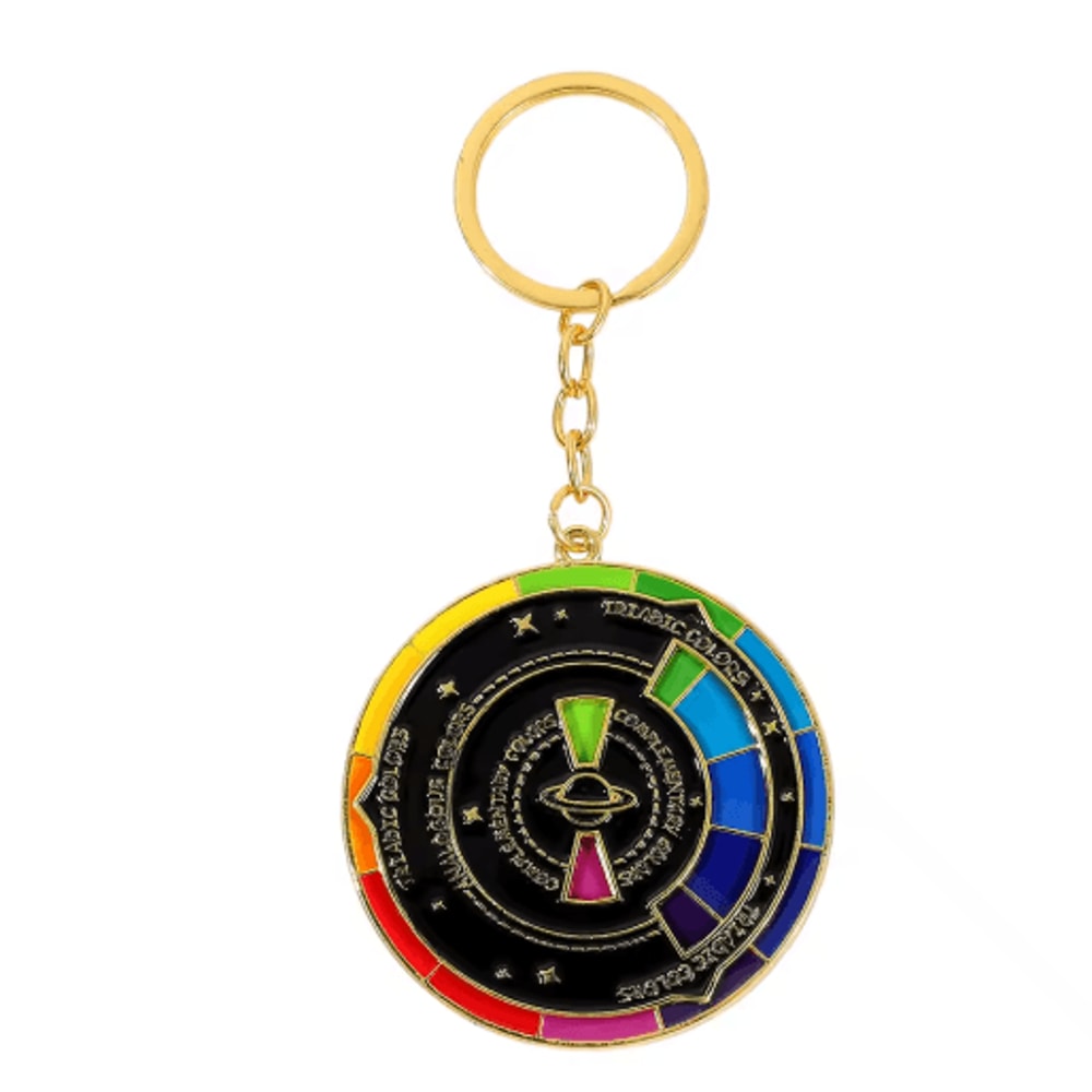 Artist Color Wheel Keychain Portable Paint Mixing Guide For Creatives 2
