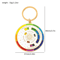 Artist Color Wheel Keychain Portable Paint Mixing Guide For Creatives 8