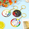 Artist Color Wheel Keychain Portable Paint Mixing Guide For Creatives 9