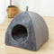 Triangle Cat Cave Bed Warm Enclosed Pet Nest For Deep Sleep Comfort 4