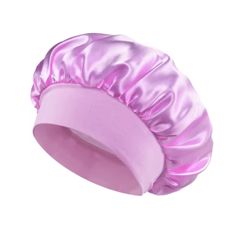 Silk Satin Hair Bonnet Large Satin Sleep Cap For Hair Protection Frizz Control 10