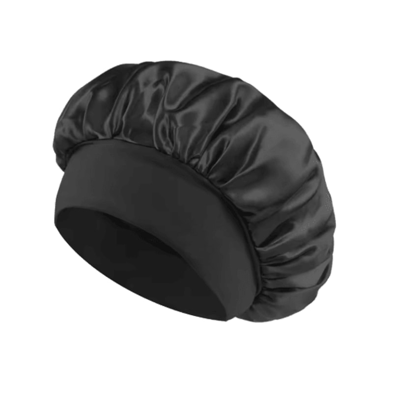 Silk Satin Hair Bonnet Large Satin Sleep Cap For Hair Protection Frizz Control 12