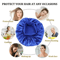 Silk Satin Hair Bonnet Large Satin Sleep Cap For Hair Protection Frizz Control 16
