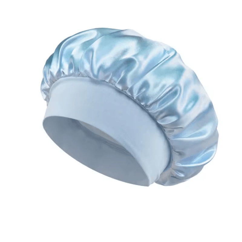 Silk Satin Hair Bonnet Large Satin Sleep Cap For Hair Protection Frizz Control 4
