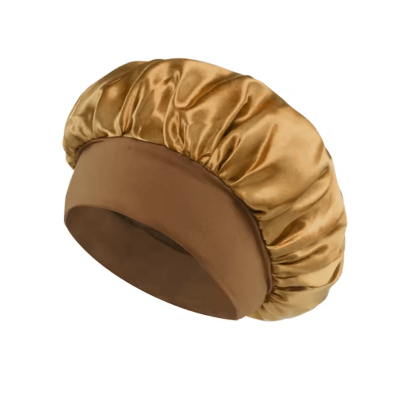 Silk Satin Hair Bonnet Large Satin Sleep Cap For Hair Protection Frizz Control 6