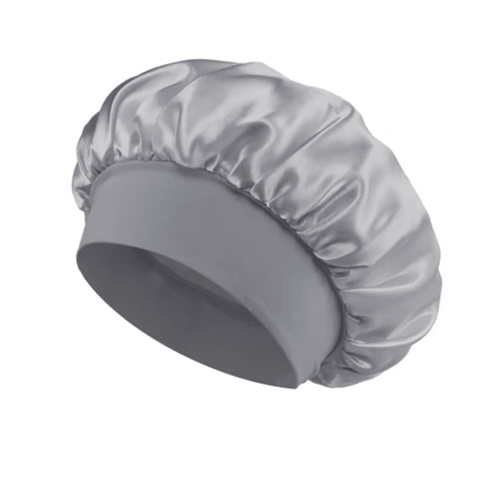 Silk Satin Hair Bonnet Large Satin Sleep Cap For Hair Protection Frizz Control 7