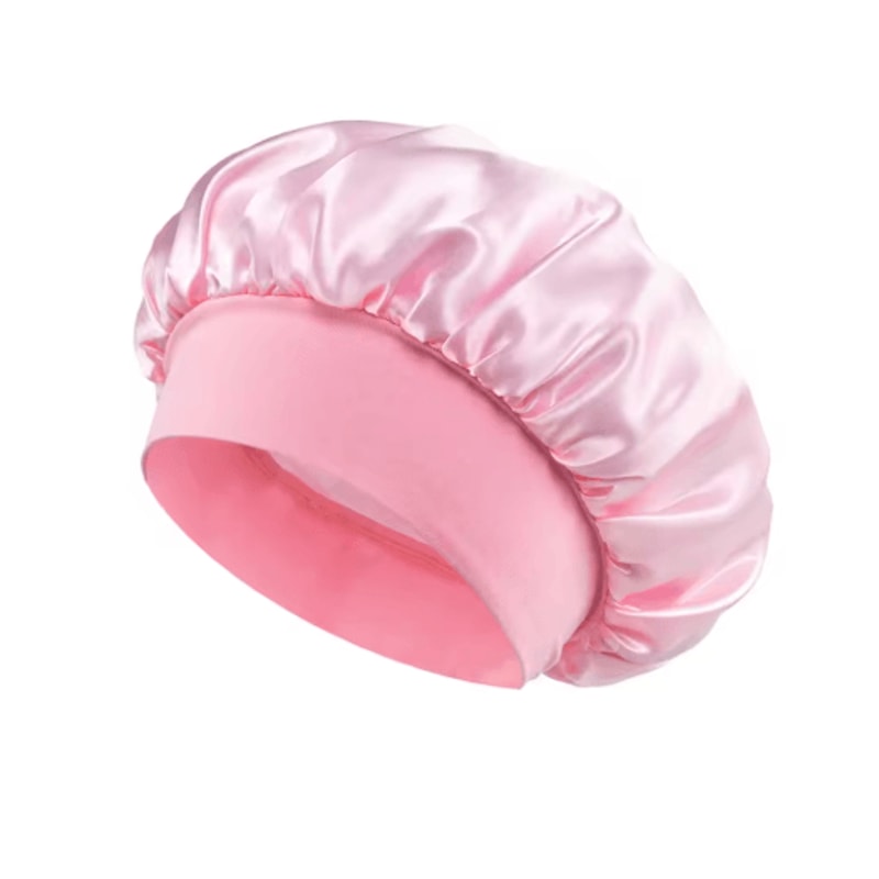 Silk Satin Hair Bonnet Large Satin Sleep Cap For Hair Protection Frizz Control 9