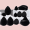 12Piece Makeup Sponge Powder Puff Set Beauty Blender Kit With Velvet Triangle Puffs 5